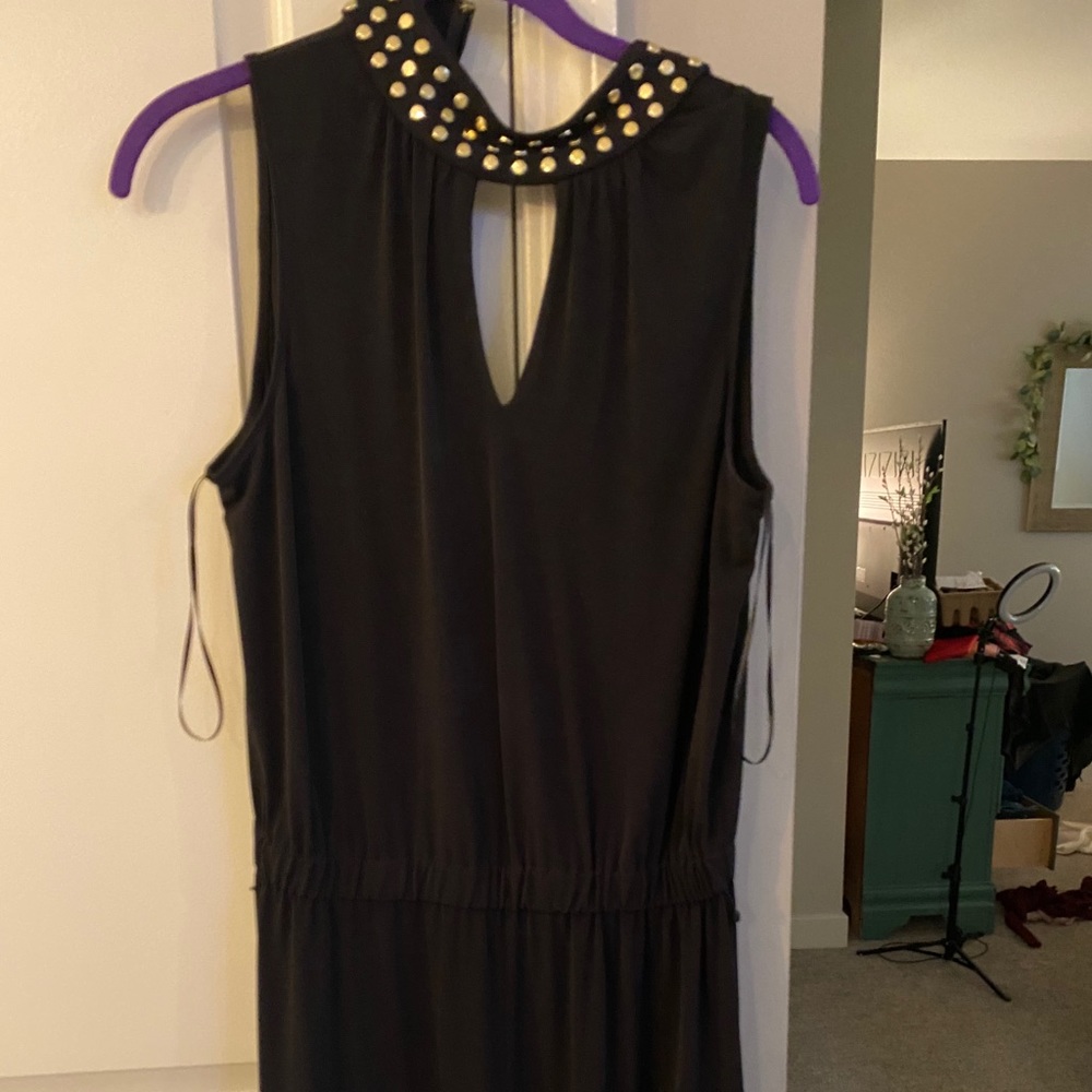 Michael Kors Black and gold jumpsuit